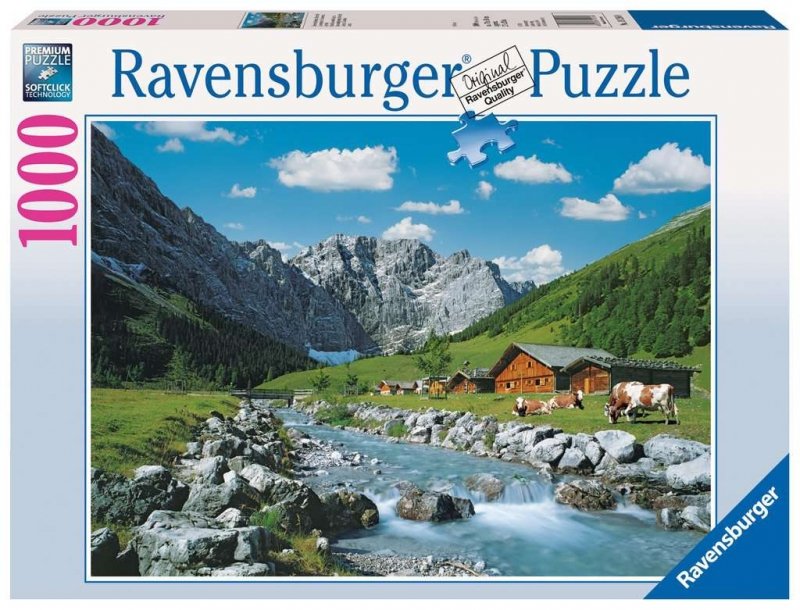 Puzzle 1000 Ravensburger 192168 Austryjackie Góry - Karwendrl