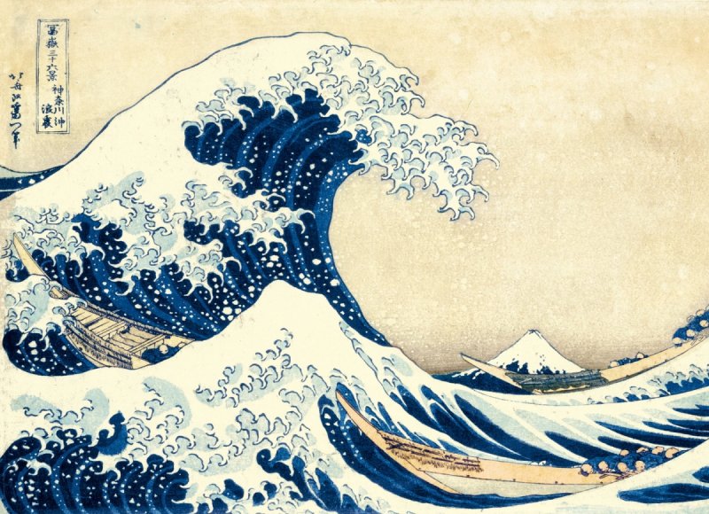 Puzzle 1000 Clementoni 39378 Museum - Hokusai - Wilka Fala w Kanagawie