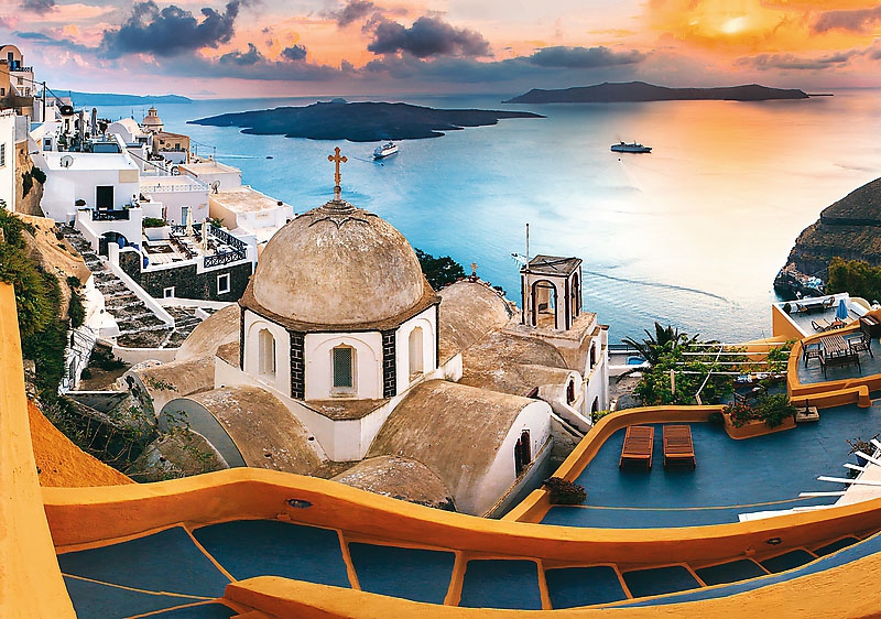 Puzzle 1000 Trefl 10445 Bajkowe Santorini
