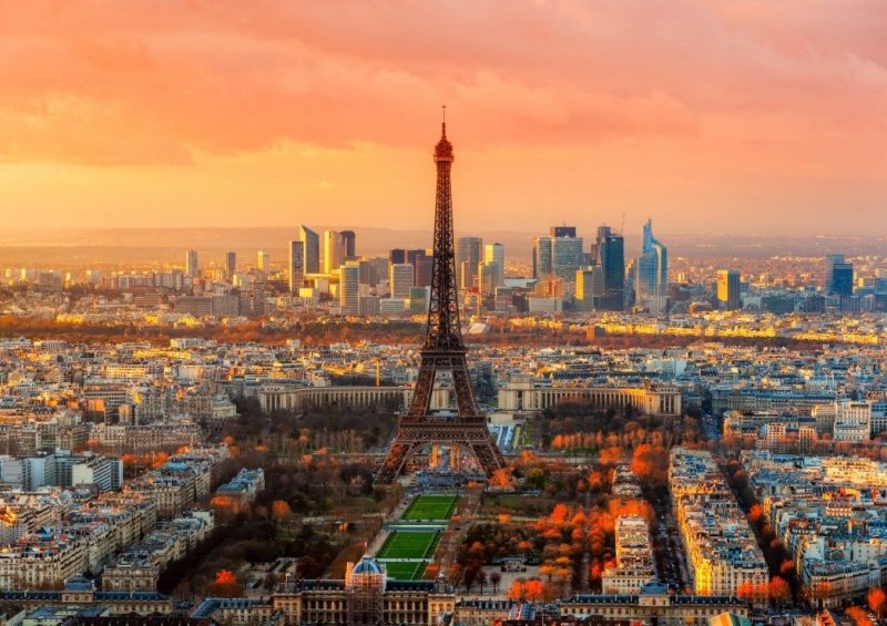 Puzzle 1000 Bluebird 70047 Wieża Eiffla - Paryż - Francja