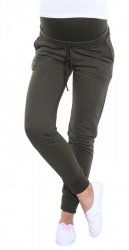 Wygodne spodnie dresowe 4060 khaki