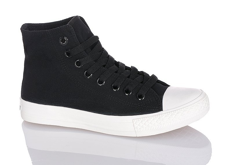 Trampki czarne wysokie converse clearance