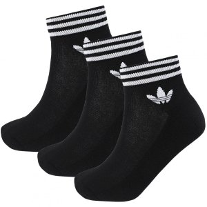 Adidas Trefoil skarpety do kostki męskie czarne 3pack EE1151