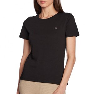 Tommy Hilfiger Jeans t-shirt koszulka crew-neck damska czarna DW0DW11459-OXO