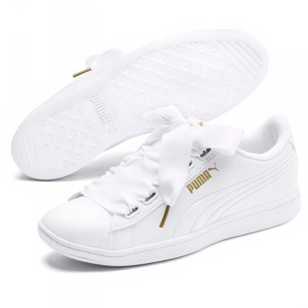 puma vikky ribbon sl white