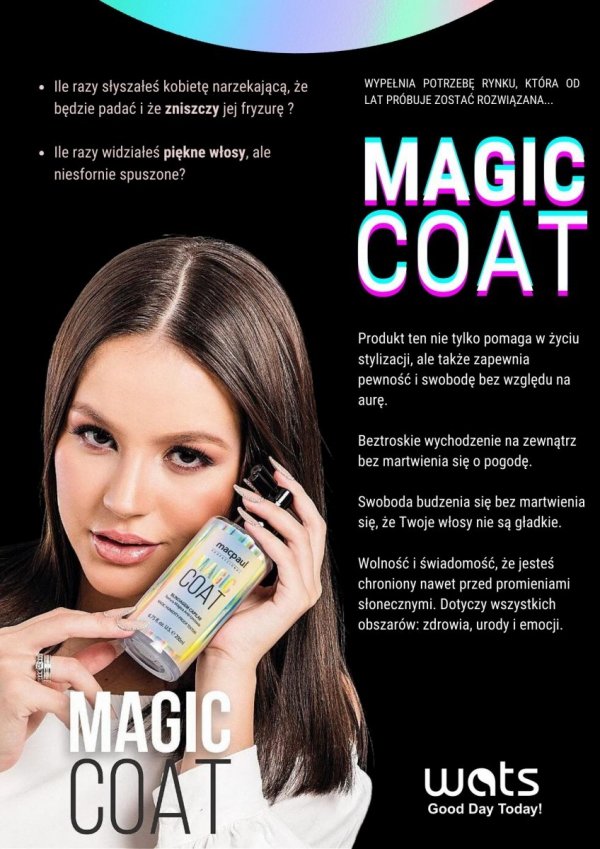 Magic Coat - Spray &quot;szkło do włosów&quot; 200 ml. 