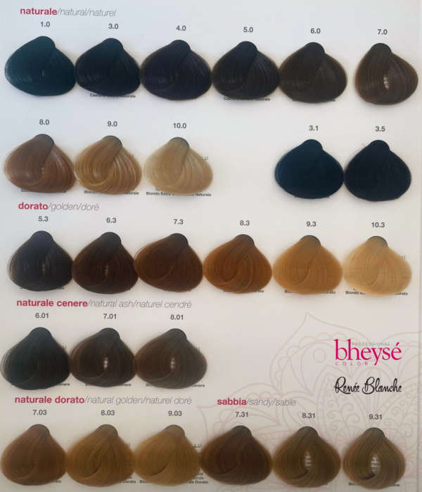 Farba do włosów profesjonalna Bheyse - Rene Blanche 100 ml   6.61
