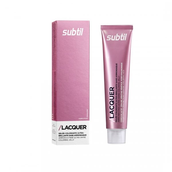 LACQUER 6 - Blond Foncé DARK BLOND SUBTIL LACQUER XXL SHINE Profesjonalny Toner Kwasowy z efektem lustrzanego blasku  Subtil 60 ml.