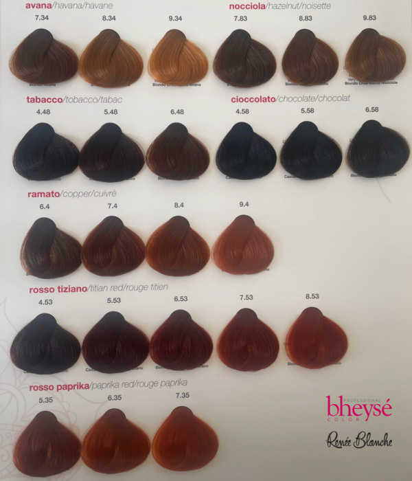 Farba do włosów profesjonalna Bheyse - Rene Blanche 100 ml  5.61