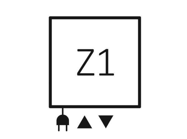 ZIGZAG 1070x500 Anodic Black Z1