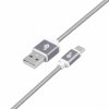 TB Kabel USB-USB C 1.5m szary sznurek premium