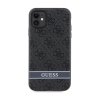 Guess 4G Printed Stripe - Etui iPhone 11 / iPhone XR (szary)