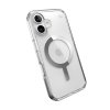 Speck Presidio Perfect-Clear MagSafe - Etui iPhone 16 (Clear / Chrome Finish / Serene Silver)