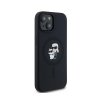 Karl Lagerfeld Silicone Karl & Choupette MagSafe - Etui iPhone 15 Plus / 14 Plus (czarny)