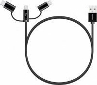 YENKEE Kabel USB A na USB C/Micro USB/Lightning 2.1/3/2.4 A 