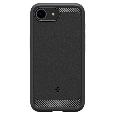 Spigen Rugged Armor Mag MagSafe - Etui do iPhone 16e (Matte Black)