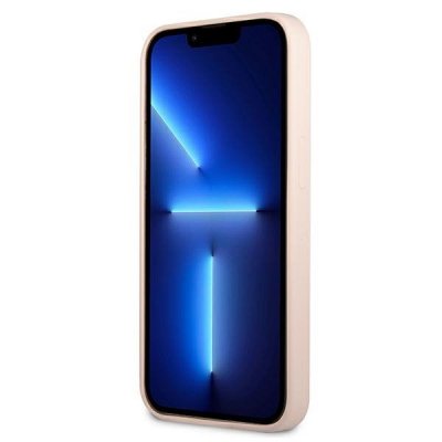 Guess Silicone Triangle Logo - Etui iPhone 13 (różowy)