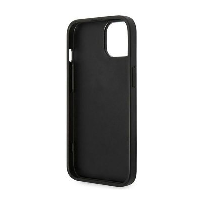 Guess Glitter Flakes Metal Logo Case – Etui iPhone 14 Plus (czarny)
