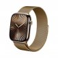 Crong Milano Steel - Pasek ze stali nierdzewnej do Apple Watch 38/40/41/42 mm (różowe złoto) 