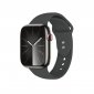 Crong Liquid - Pasek do Apple Watch 44/45/46/49 mm (grafitowy) 