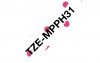 Taśma Brother TZE-MPPH31, czarny druk/biały podkład, 4m, 12mm, rĹŻżovĂˇ srdce na pozadĂ­ TZEMPPH31
