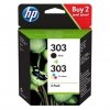 HP oryginalny zestaw tuszów 3YM92AE, HP 303, CMYK, 165CMY-200Ks, HP ENVY Photo 6200 All-in-One Printer series