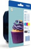Tusz Brother LC-123RBWBP. cyan/magenta/yellow. 3*600s. Brother MFC-J4510 DW LC123RBWBP