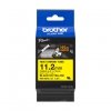 Taśma Brother HSE-631E, czarny druk/żółty podkład, 1.5m, 11.2mm