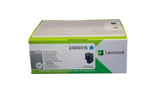 Lexmark oryginalny toner 24B6516, cyan, 10000s, return, high capacity, Lexmark C 4150