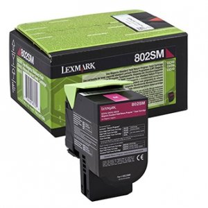 Toner Lexmark 802SME Projekt-Toner Magenta 2000ppm 80C2SME