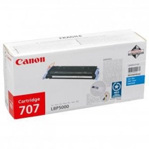 Canon oryginalny toner CRG707. cyan. 2000s. 9423A004. Canon LBP-5000 9423A004