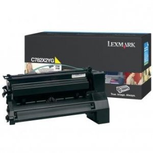 Lexmark oryginalny toner C782X2YG. yellow. 15000s. Lexmark C782 C782X2YG