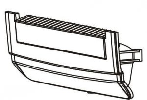Części / ZEBRA / Front Bezel, Std (Thermal  Transfer) 105934-030, Front  panel