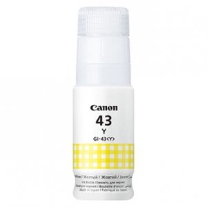 Canon oryginalny tusz / tusz GI-43 Y, yellow, 3700s, 4689C001, Canon Pixma G540, G640