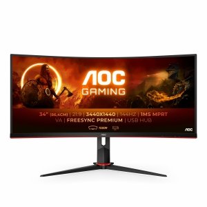 EOL - wycofany z oferty - Monitor CU34G2X/BK 34 cale VA 144Hz 1ms HDMIx2 DP regulacja wysokości