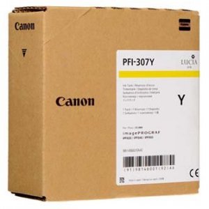 Canon oryginalny wkład atramentowy / tusz PFI307Y. yellow. 330ml. 9814B001. ploter iPF-830. 840. 850 9814B001