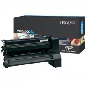 Lexmark oryginalny toner C780A2CG. cyan. 6000s. Lexmark C780. C782 C780A2CG