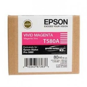 Epson oryginalny Wkład atramentowy / tusz C13T580A00. vivid magenta. 80ml. Epson Stylus Pro 3800 C13T580A00