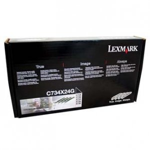Bęben Lexmark C734X24G. CMYK. 80000 (4x20000)s. 4ks. Lexmark C734. C736. X734. X736. X738 C734X24G