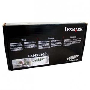 Lexmark oryginalny bęben C734X24G. CMYK. 80000 (4x20000)s. 4ks. Lexmark C734. C736. X734. X736. X738 C734X24G