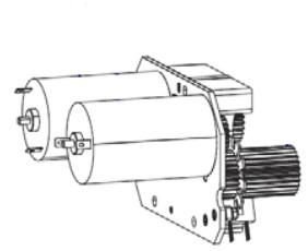Części / ZEBRA / Kit Ribbon Drive System New  Design ZE500 LH Series. This  item is only for LH ZE500 printers that currently have ribbon d P1046696-138, 1 