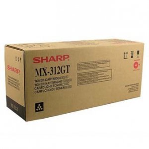 Sharp oryginalny toner MX-312GT. black. 25000s. Sharp MX-M260. M260N. M310. M310N MX-312GT