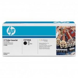 HP oryginalny toner CE740A. black. 7000s. HP Color LaserJet CP5225 CE740A