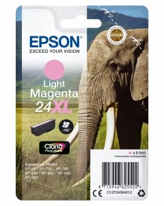 Tusz EPSON C13T24364012, T2436, 24XL, light magenta, 9,8ml, Epson