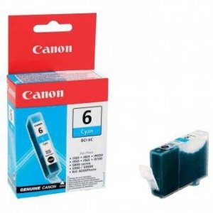 Canon oryginalny tusz BCI6C. cyan. 4706A002. Canon S800. 820. 820D. 830D. 900. 9000. i950 4706A002