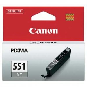 Canon oryginalny Wkład atramentowy / tusz CLI551GY. grey. 7ml. 6512B001. Canon PIXMA iP7250. MG5450. MG6350 6512B001