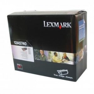 Lexmark oryginalny toner 12A5740. black. 10000s. Lexmark Optra T. T610. T612. T614. T616 12A5740