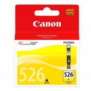Canon oryginalny Wkład atramentowy / tusz CLI526Y. yellow. 9ml. 4543B001. Canon Pixma  MG5150. MG5250. MG6150. MG8150 4543B001