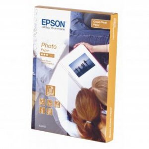 Epson Photo Paper, foto papier, połysk, biały, Stylus Color, Photo, Pro, 10x15cm, 4x6, 194 g/m2, 70 szt., C13S042157, atrament