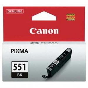 Canon oryginalny Wkład atramentowy / tusz CLI551BK. black. 7ml. 6508B001. Canon PIXMA iP7250. MG5450. MG6350 6508B001